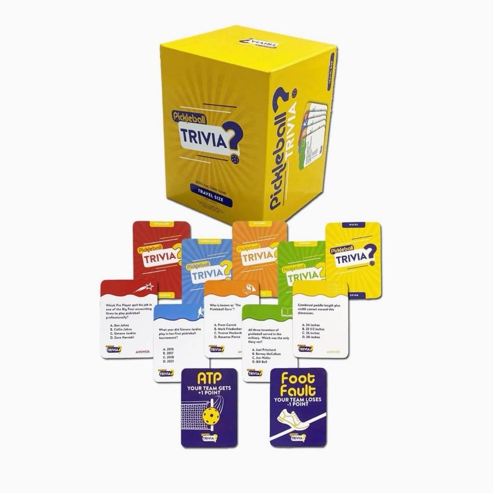 Pickleball Trivia 200 cards (new)